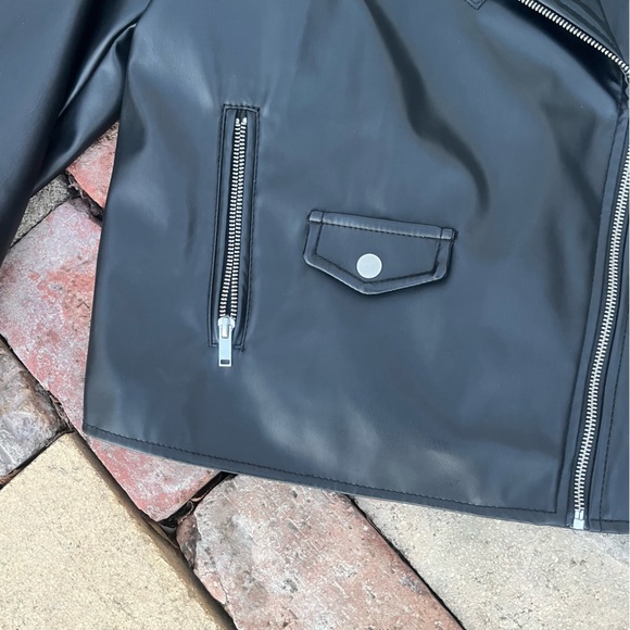 Nine West vegan leather jacket sz XL - Picture 2 of 8